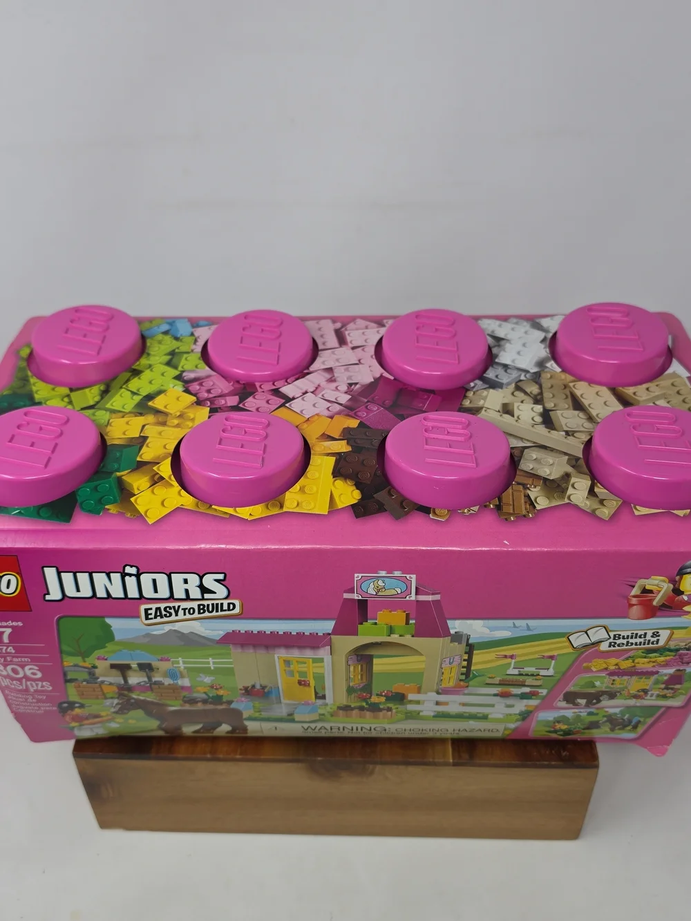 LEGO Juniors Pink Barn Build & Play Set